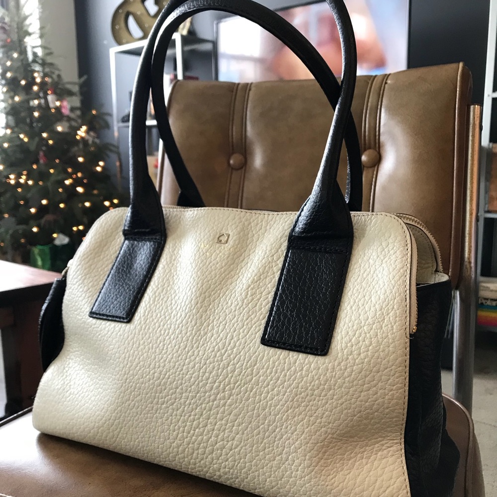 Kate Spade Black&White Leather Purse